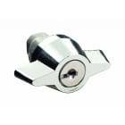 Depagne - Option bouton verrou métallique avec clé (pour épaisseur 7,5 mm maxi)