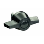 Depagne - Option bouton verrou plastique avec clé (pour épaisseur 7,5 mm maxi)
