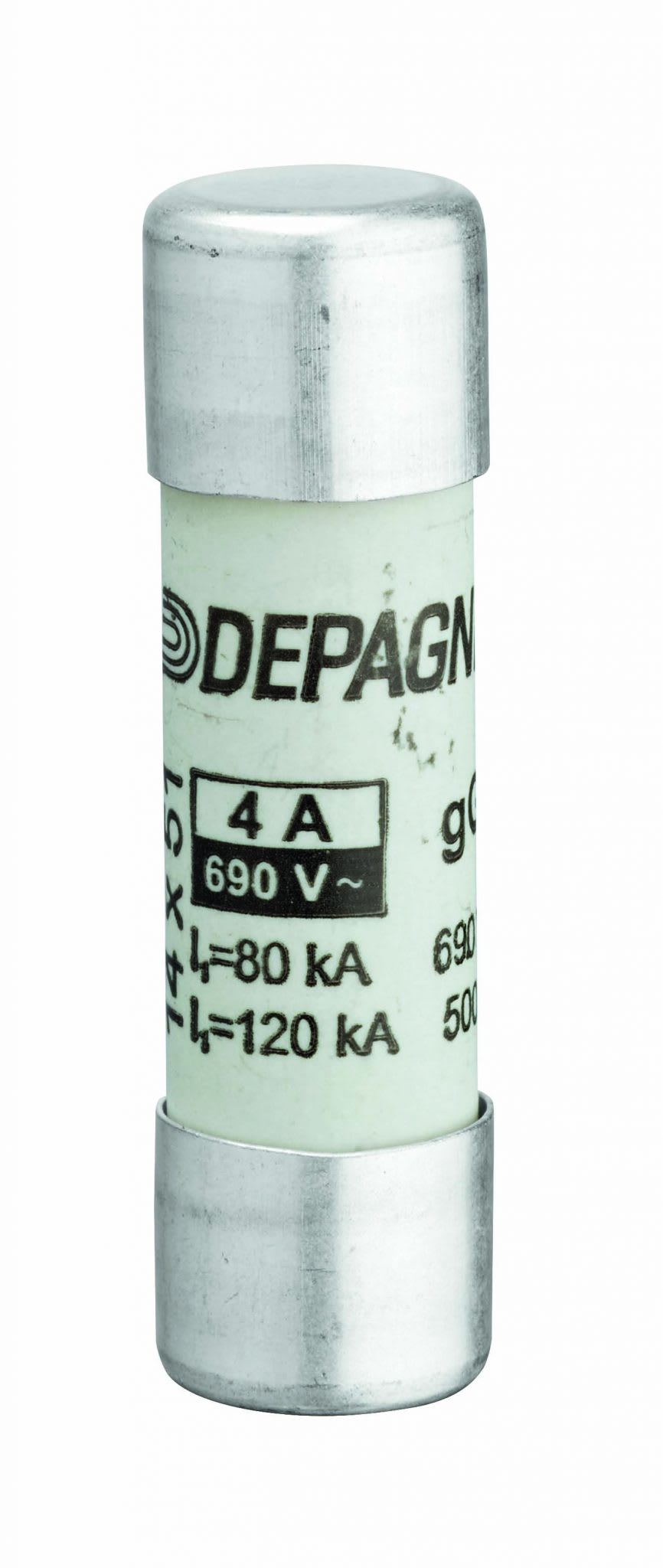Depagne - Cartouche fusible cylindrique NF industrielle 10x38, gG - 25A