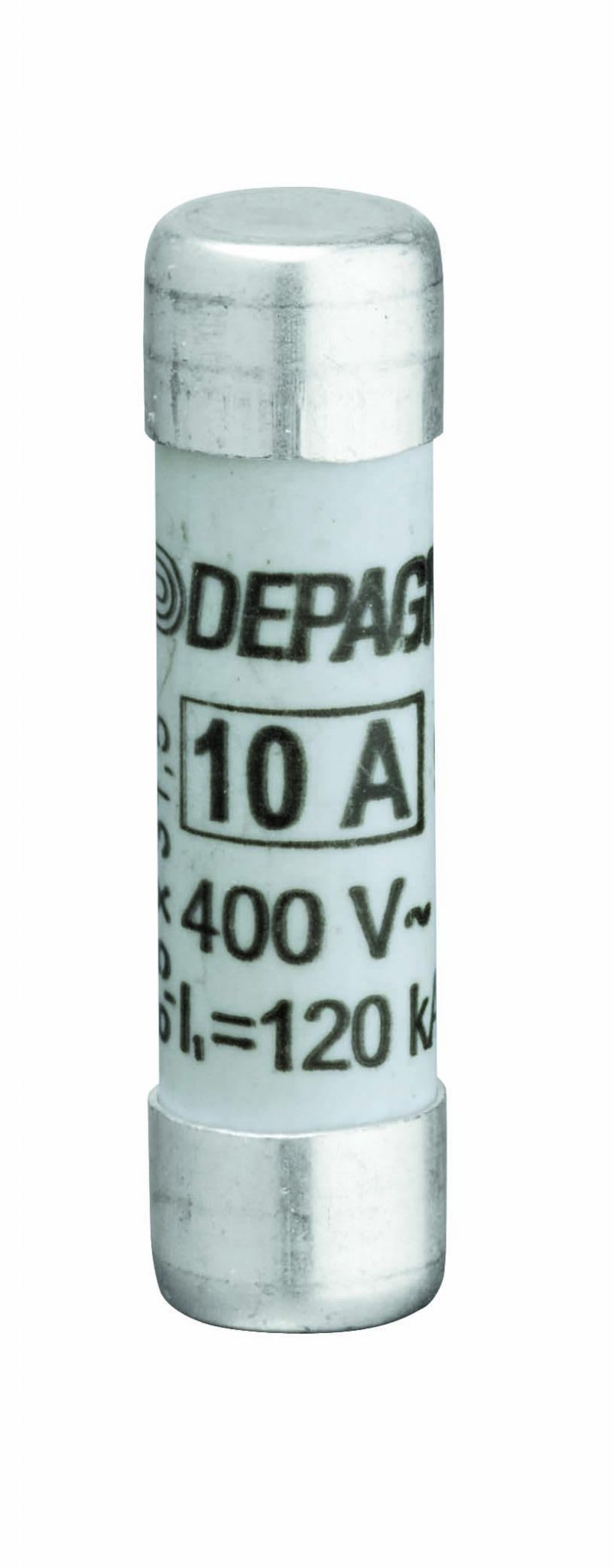 Depagne - Cartouche fusible cylindrique NF industrielle 8x32, gG - 25A
