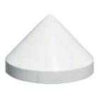 Depagne - Chapeau de pieu conique blanc - Diamètre de pieu 465 mm