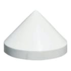 Depagne - Chapeau de pieu conique blanc - Diamètre de pieu 620 mm