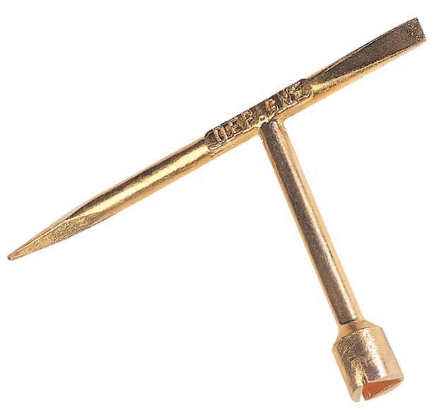 Depagne - Clé fixe métallique - 3 branches : triangle femelle de 11 à 15 mm, carré mâle pr