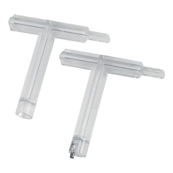 Depagne - Clé fixe isolante électrique - 2 branches : triangle femelle de 11 mm, rectangle