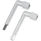 Depagne - Clé fixe isolante gaz - 2 branches : carré femelle de 14 mm, triangle femelle de