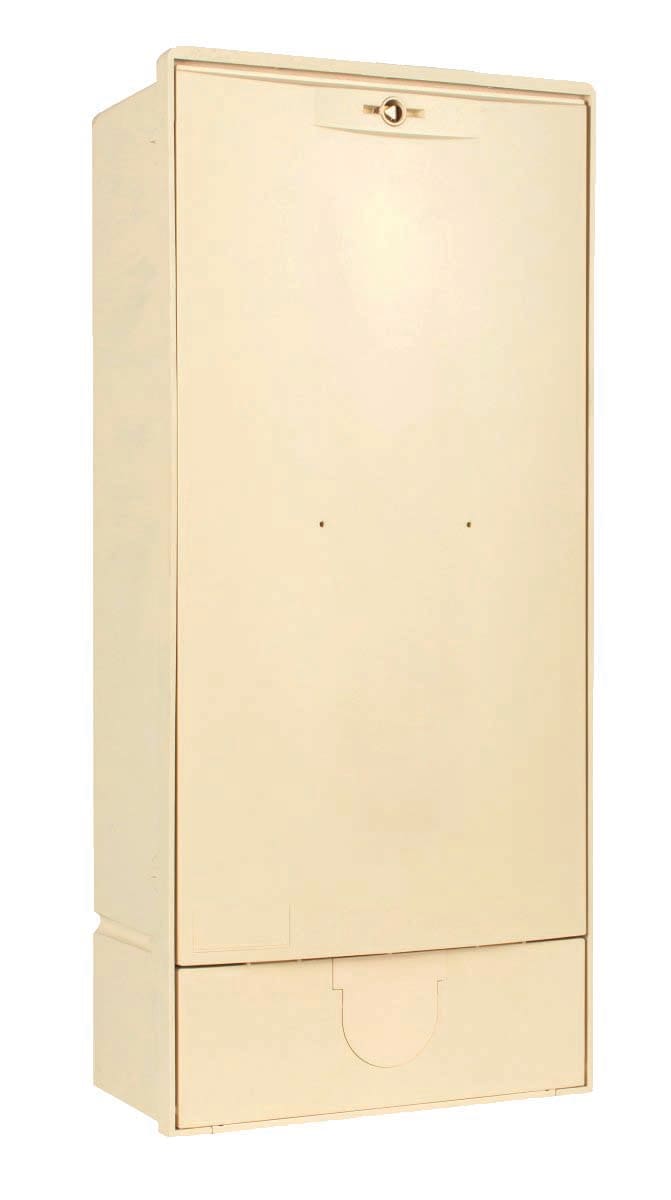 Depagne - Coffret ECP2D ivoire - équipée avec connectique 2 directions - sigle Enedis