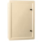 Depagne - Coffret Meije 558 ivoire - 1 porte lisse + fixation pour coffret encastré