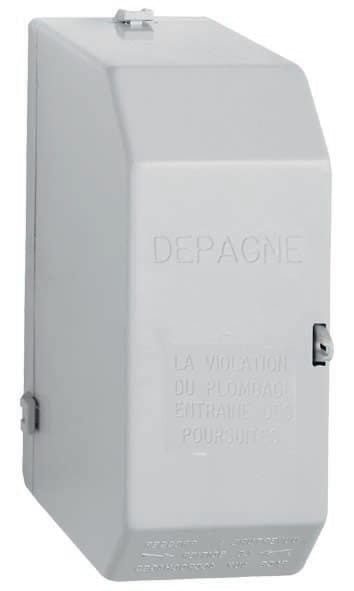 Depagne - Coffret de branchement coupe-circuit pilote ou frontière gris