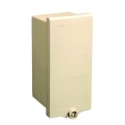 Depagne - Coffret 1800 classe II ivoire pour PE - sans trappe - 2 disjoncteurs Ph+N 16A di