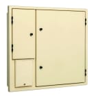 Depagne - Coffret Oisans 1000x1100 ivoire - 2 portes lisses, 2 compartiments juxtaposés av