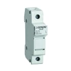 Depagne - Coupe-circuit base 10x38 gris - taille standard - Ph+N - fixation rail DIN