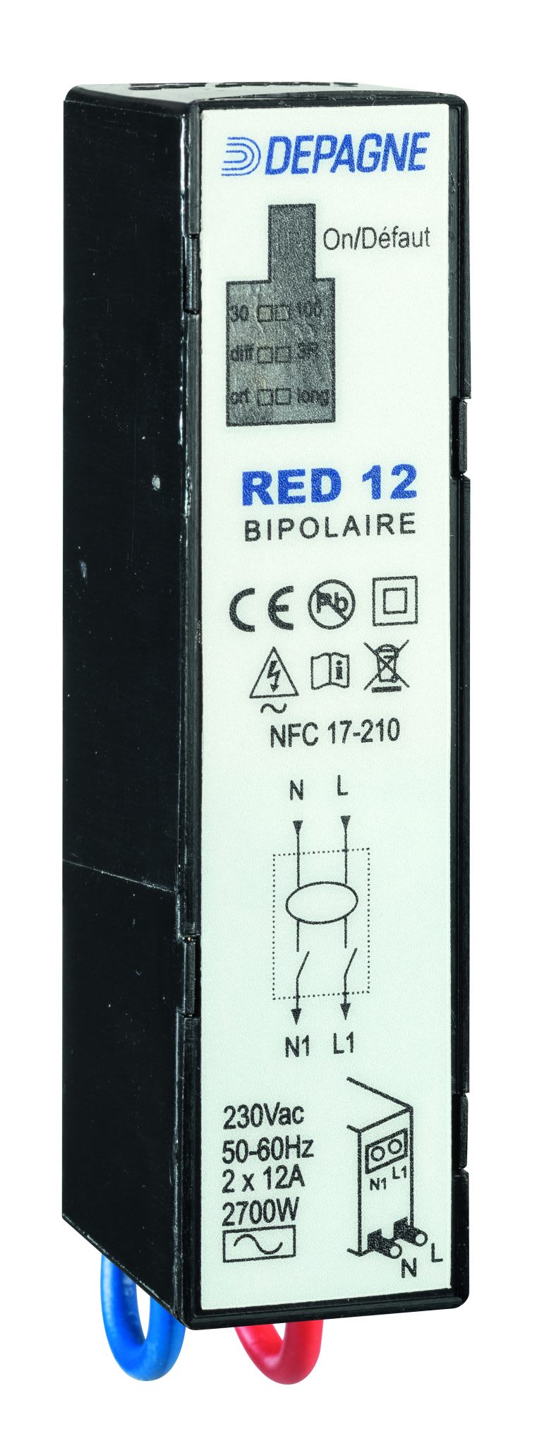 Depagne - Dispositif de déconnexion automatique avec réenclenchement automatique - RED 12