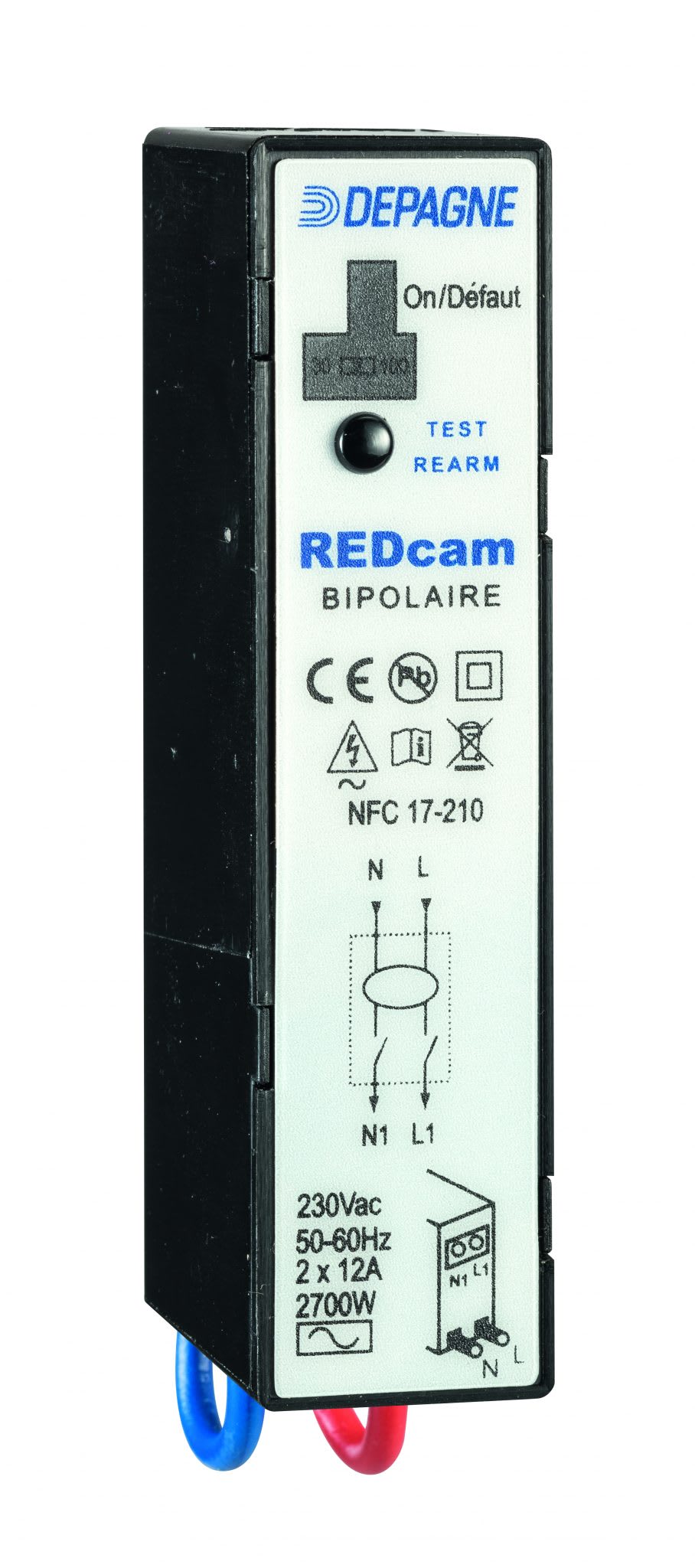 Depagne - Kit dispositif de déconnexion automatique avec réenclenchement manuel pour camér