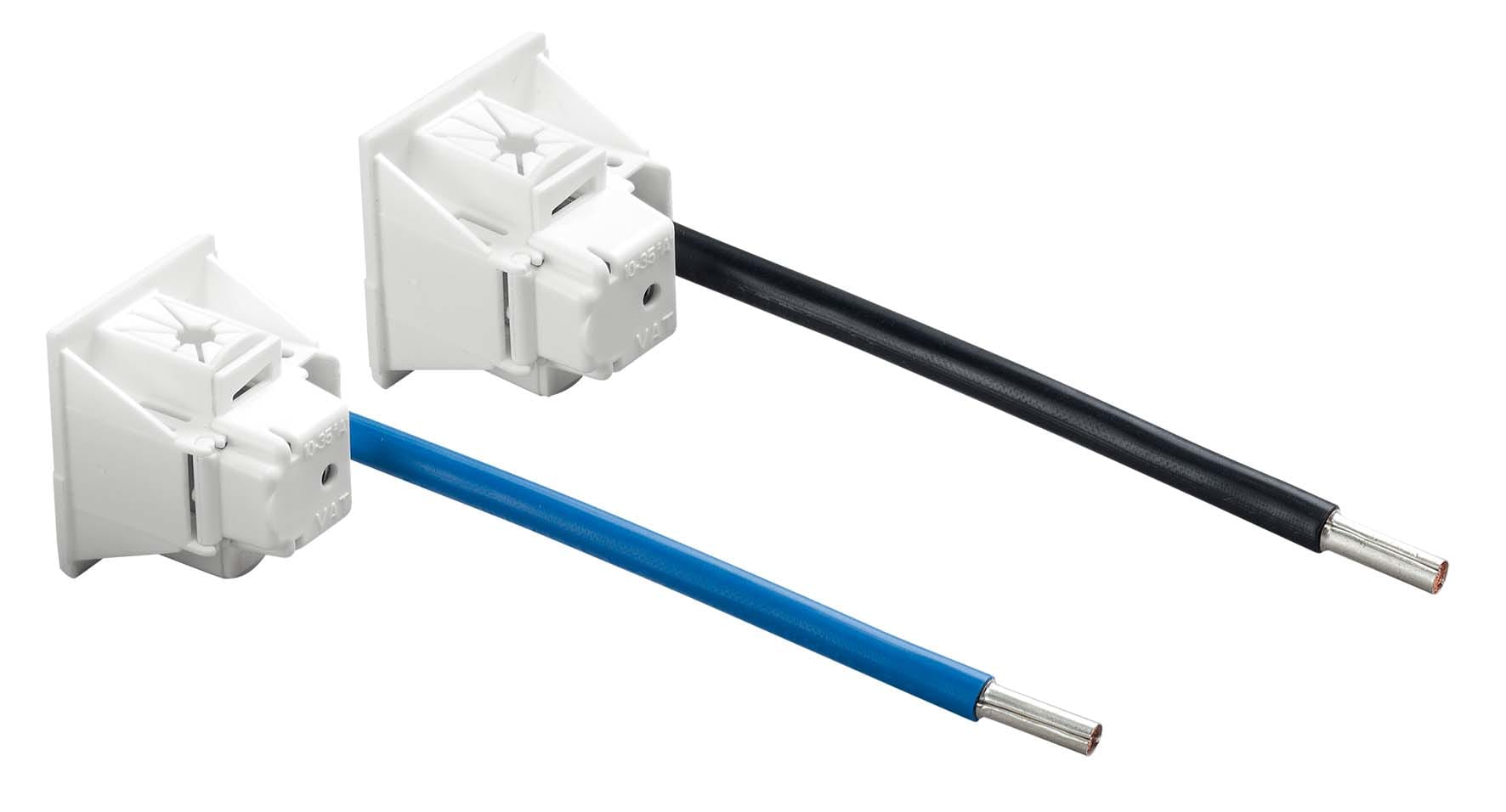 Depagne - Ensemble 4 connecteurs de raccordement à perforation d'isolant triphasé 3 Ph+N 1