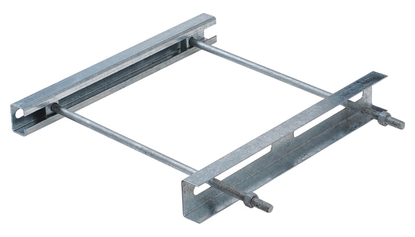 Depagne - Fixation poteau boulons 2 profils en C pour largeur de coffret comprise entre 65