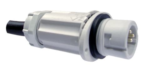 Depagne - Fiche mâle coudée LUMIprise gris - livré avec 2 m de câble H07RNF 3G2,5²