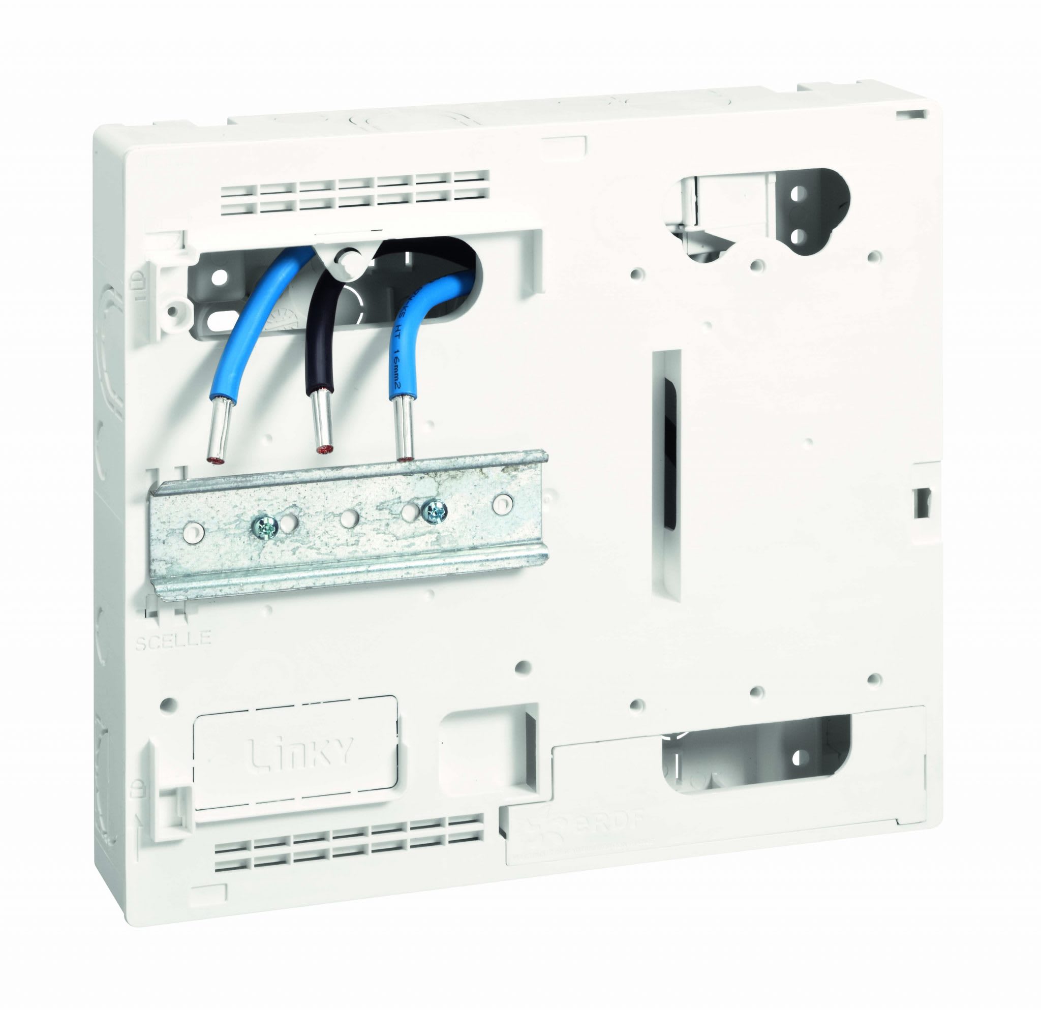 Depagne - Panneau MONOPHASE - 225x250 blanc - connecteurs de raccordement à perforation d'