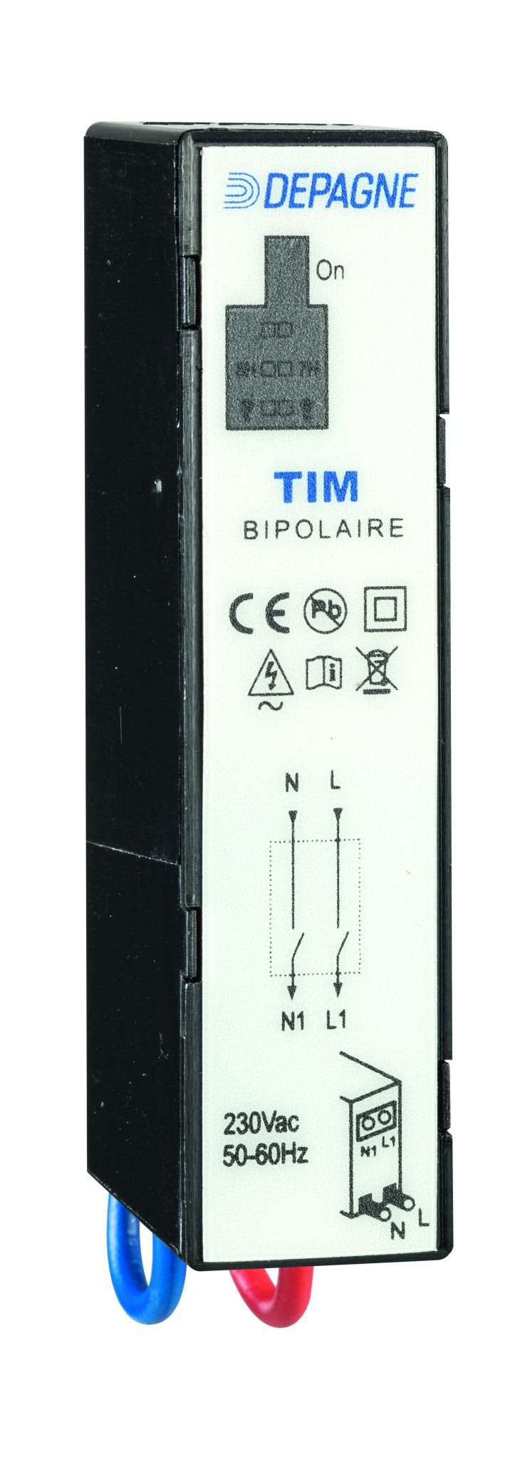 Depagne - Relais temporisé Timer ON/OFF milieu de nuit - TIM non configuré