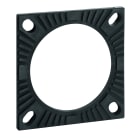 Depagne - Semelle de candélabre noir 400x400 mm - entraxe 300x300 mm - épaisseur 20 mm