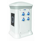 Depagne - Sourcelec 2008 blanc + chapeau blanc - équipée de tôles inox avec découpes perso