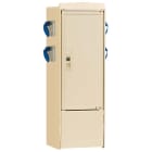 Depagne - Sourcelec 218 ivoire - Equipé 4 prises 2P+T 16A IP44 avec protection