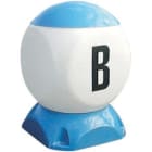 Depagne - Sourcelec 888 globe blanc + chapeau bleu - marquage autocollant noir 4 faces (1