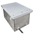 Depagne - Sourcinox enterrable 06 - Non pavable, C 250 - Equipée 1 prise industrielle :