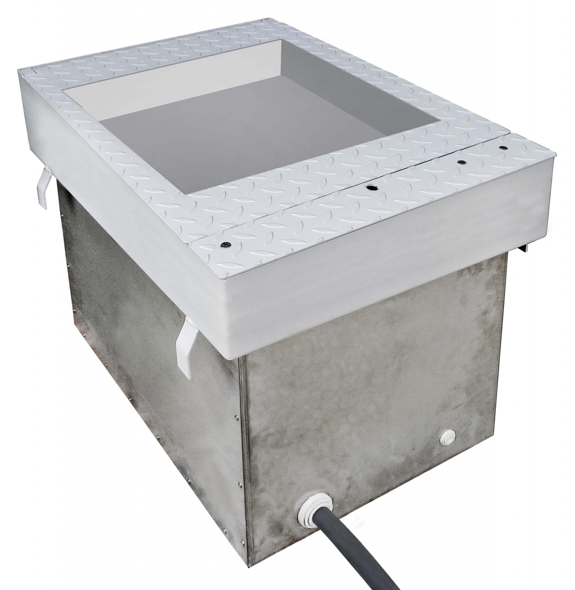 Depagne - Esplanade escamotable 07 - Pavable, C 250 - Equipée 4 prises industrielles :