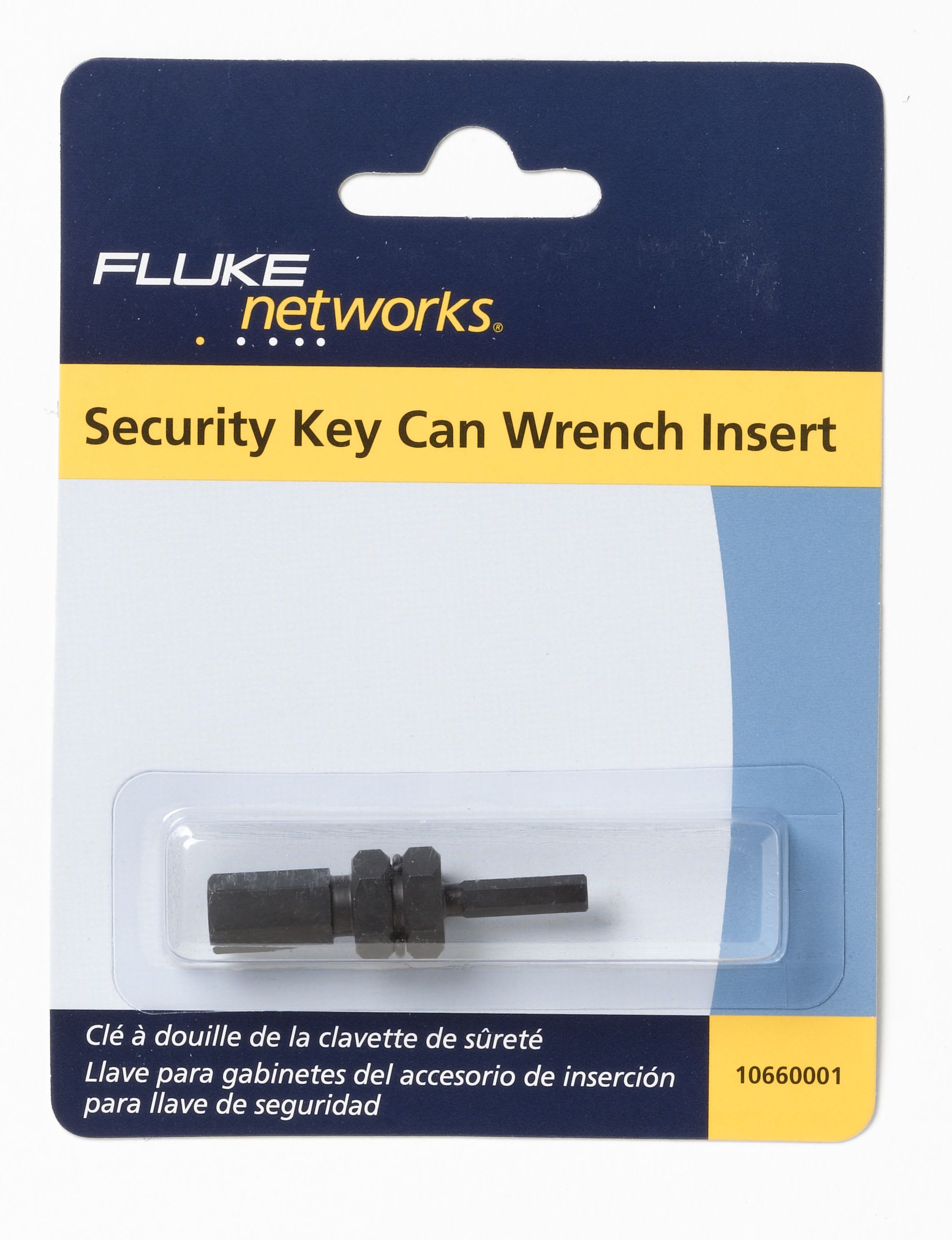 Fluke Networks - Insertion de la clé de sécurité