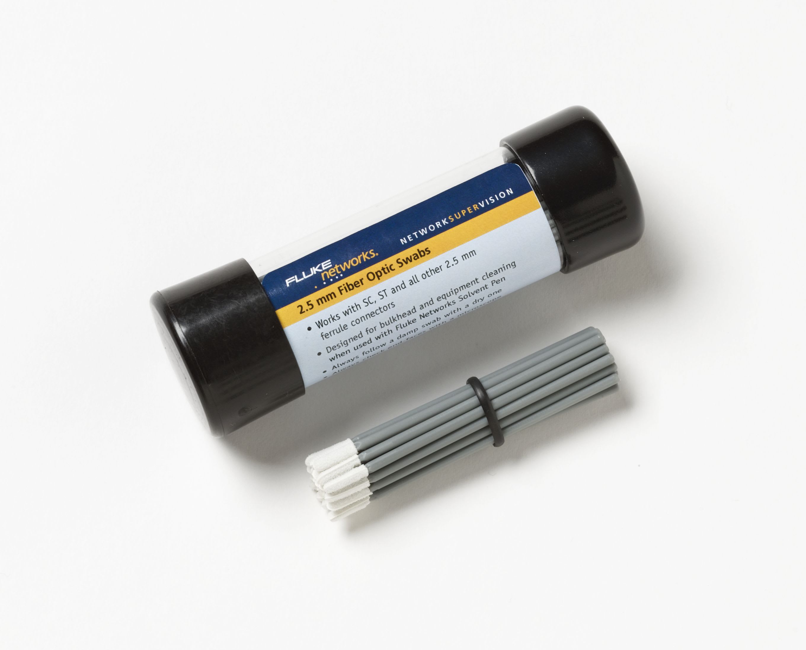 Fluke Networks - Ecouvillons de nettoyage pour fibre optique ? 2,5mm de diamètre
