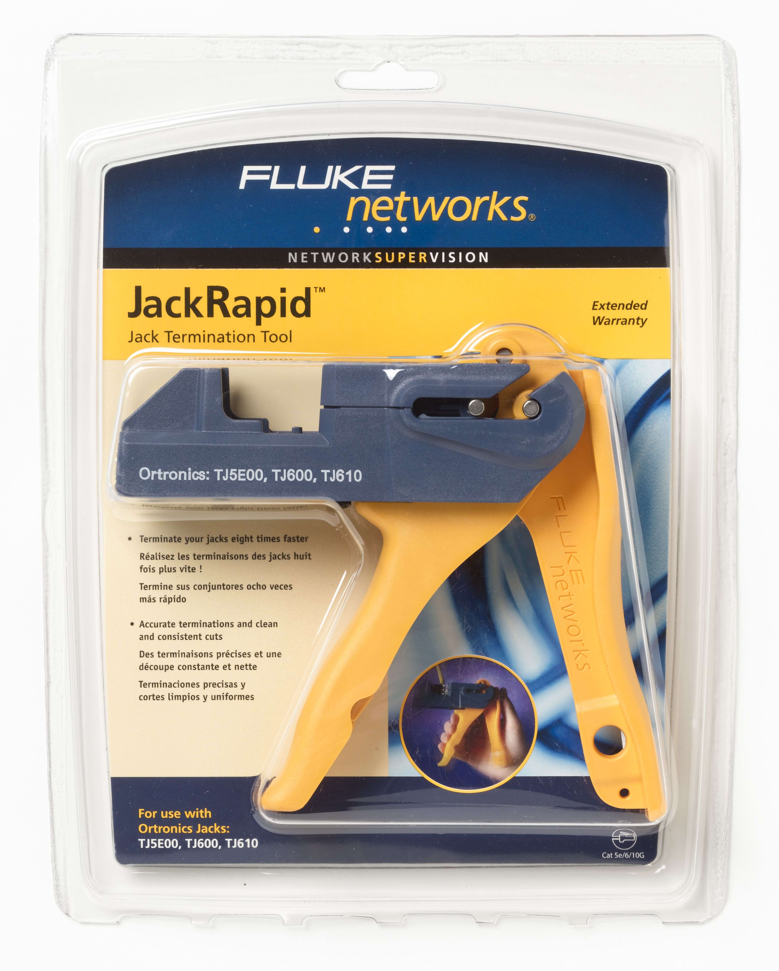 Fluke Networks - Outil de raccordement JackRapid (pour Ortronics TJ5E00, TJ600, TJ610)