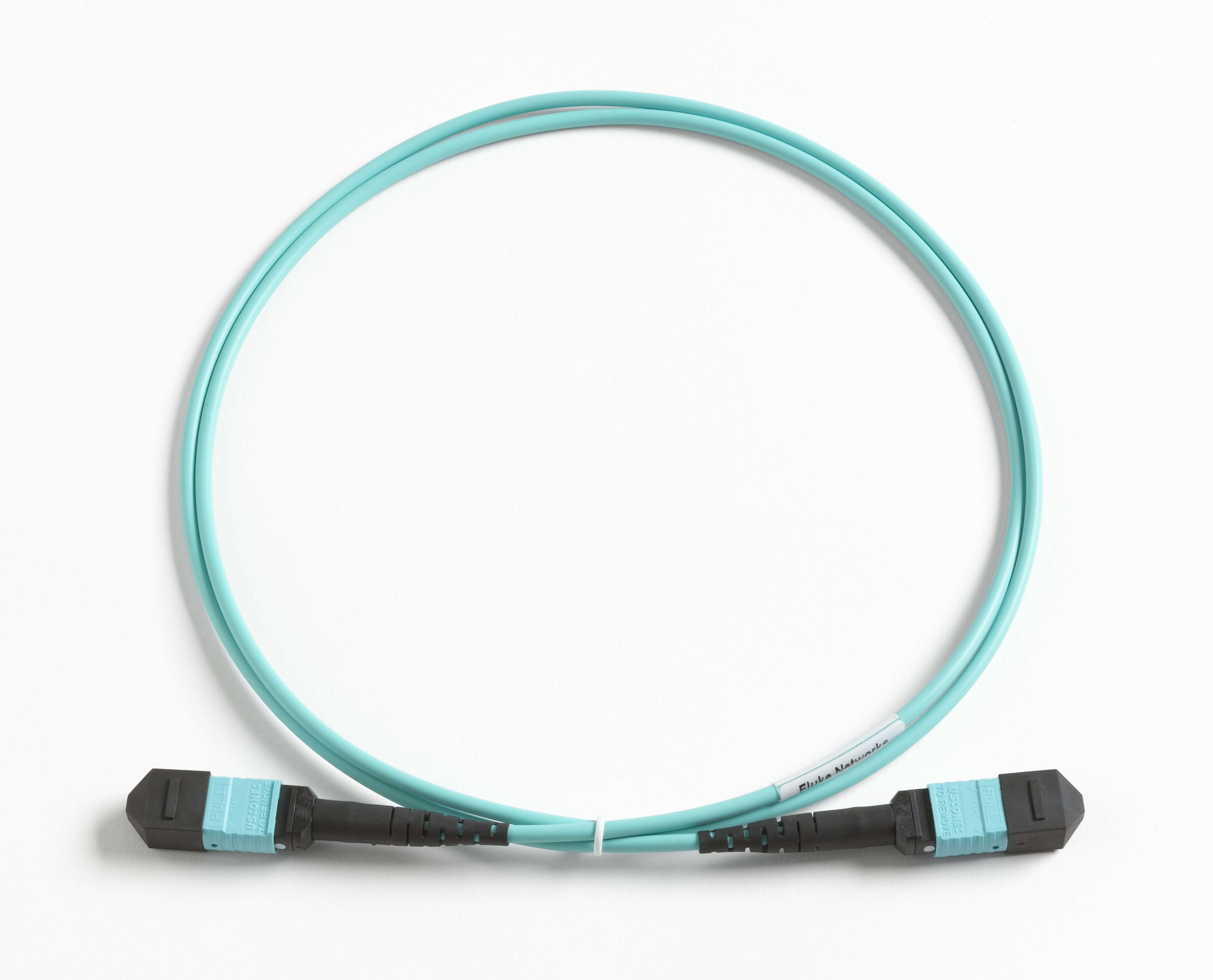 Fluke Networks - Cordon de test 1 m, MPO/MPO, sans broche/broché, polarité de type B