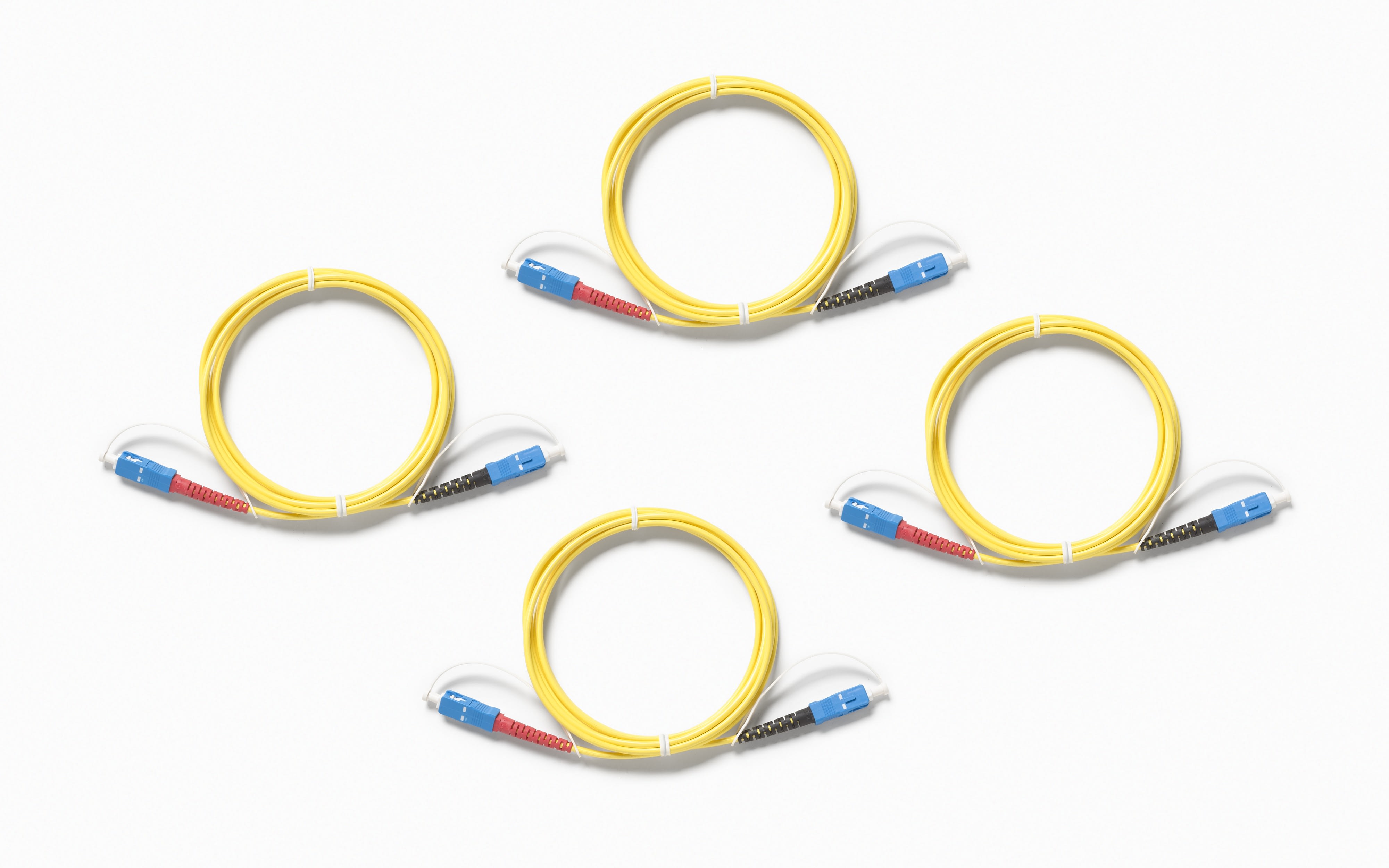 Fluke Networks - Kit de cordons de test de référence (TRC) monomodes, 2 m, (4) SC/SC