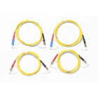 Fluke Networks - Kit de cordons de test de référence (TRC) monomodes, 2 m, (2) SC/ST, (2) ST/ST