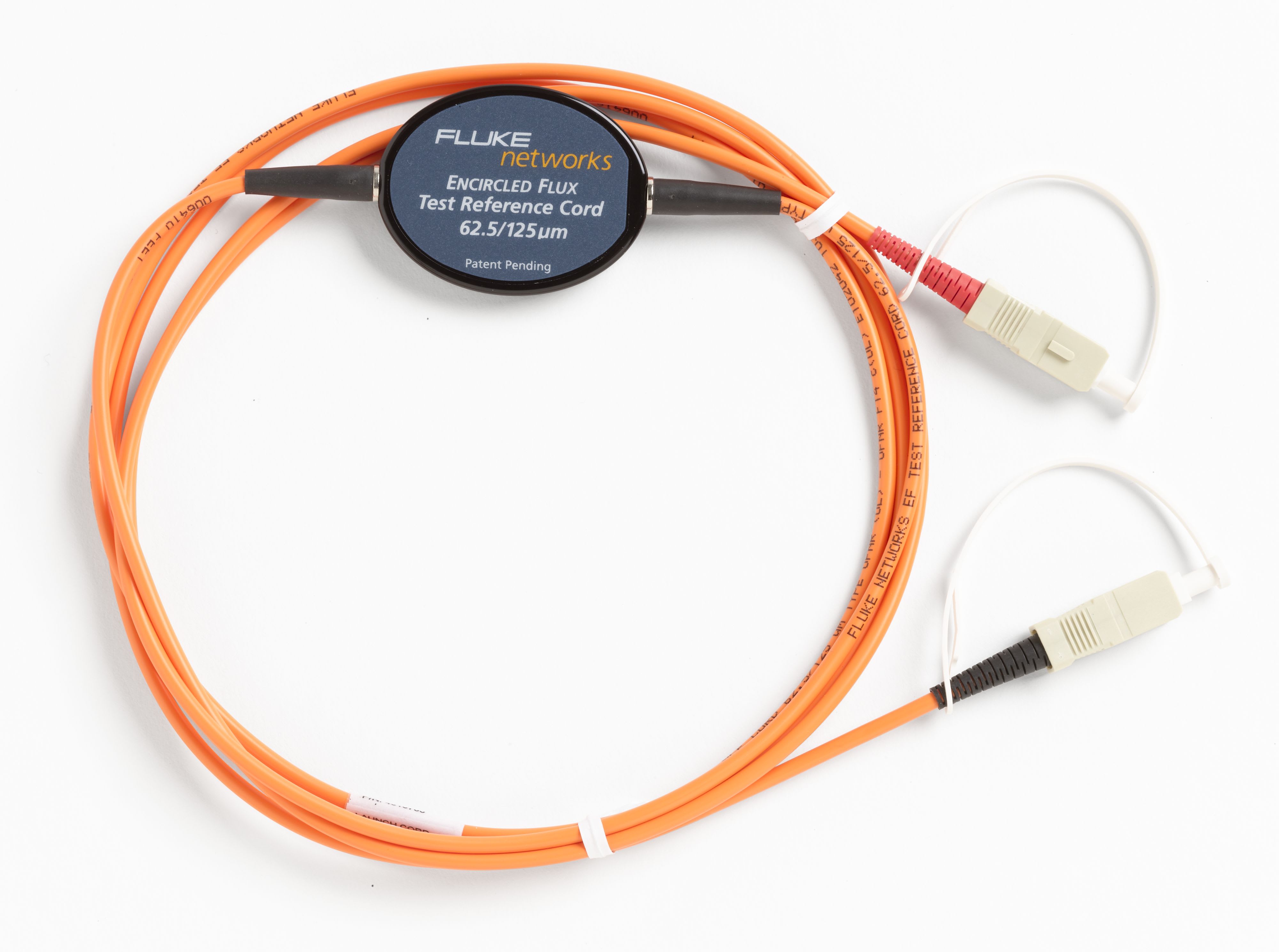 Fluke Networks - Cordons de test de référence (TRC) multimodes (EF), 2 m, 62,5 µm, SC/SC