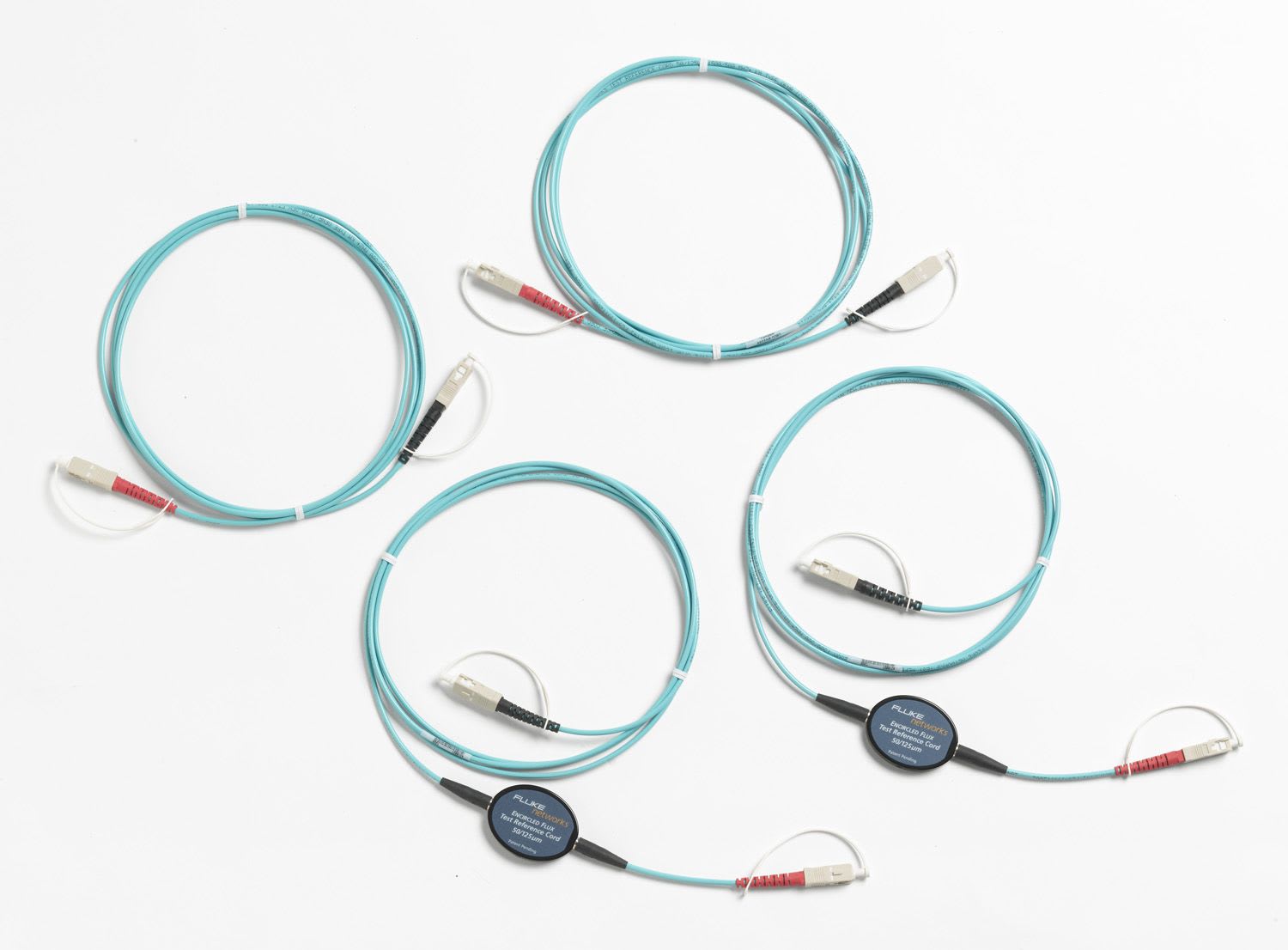 Fluke Networks - Kit de cordons  (TRC) multimodes(EF) pour tester des fibres optiques 50 µm SC