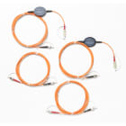 Fluke Networks - Kit de cordons multimodes (EF) pour tester des fibres optiques 62,5 µm FC