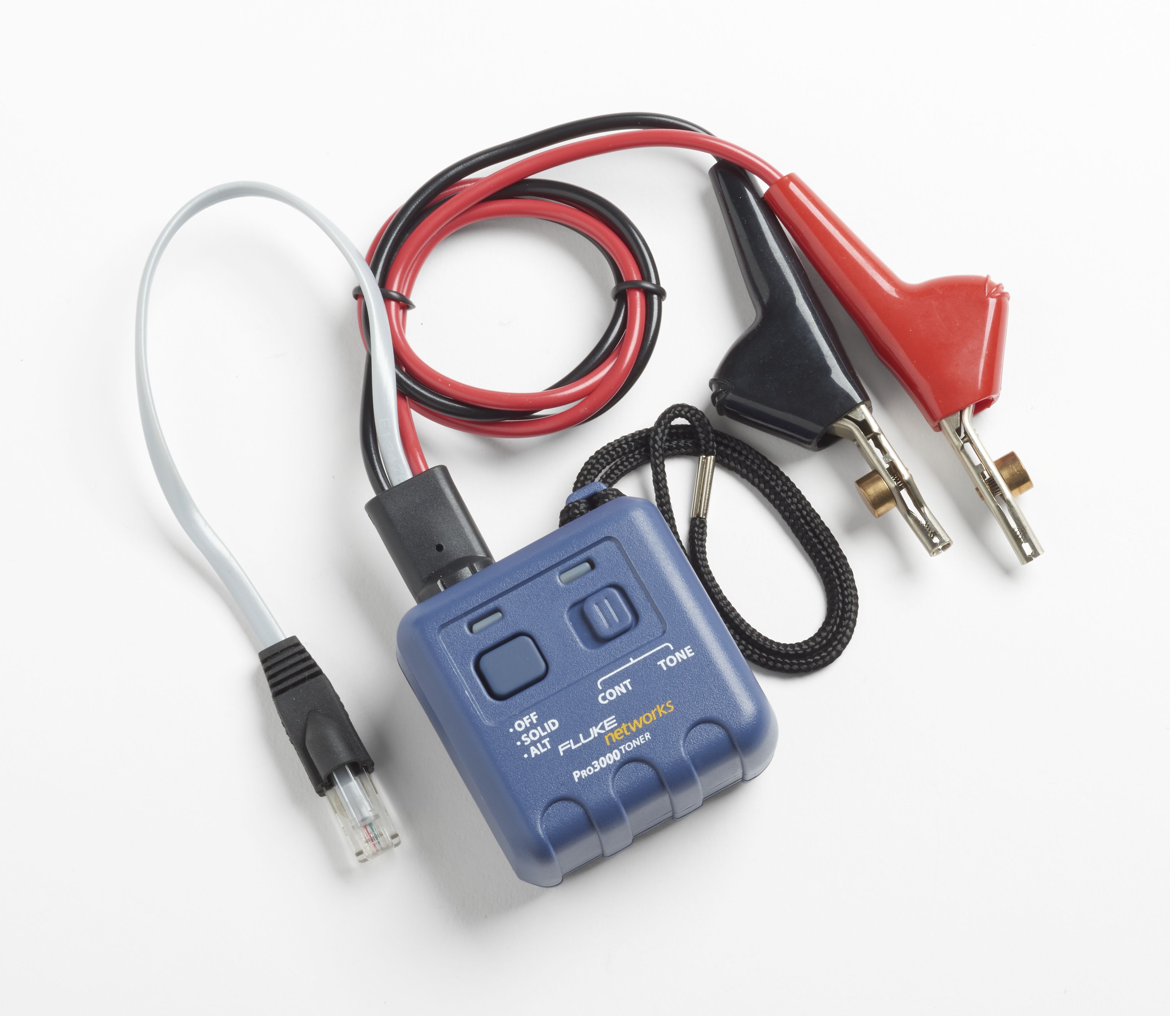 Fluke Networks - PRO3000 Générateur de tonalité & pinces crocodile & prise RJ11