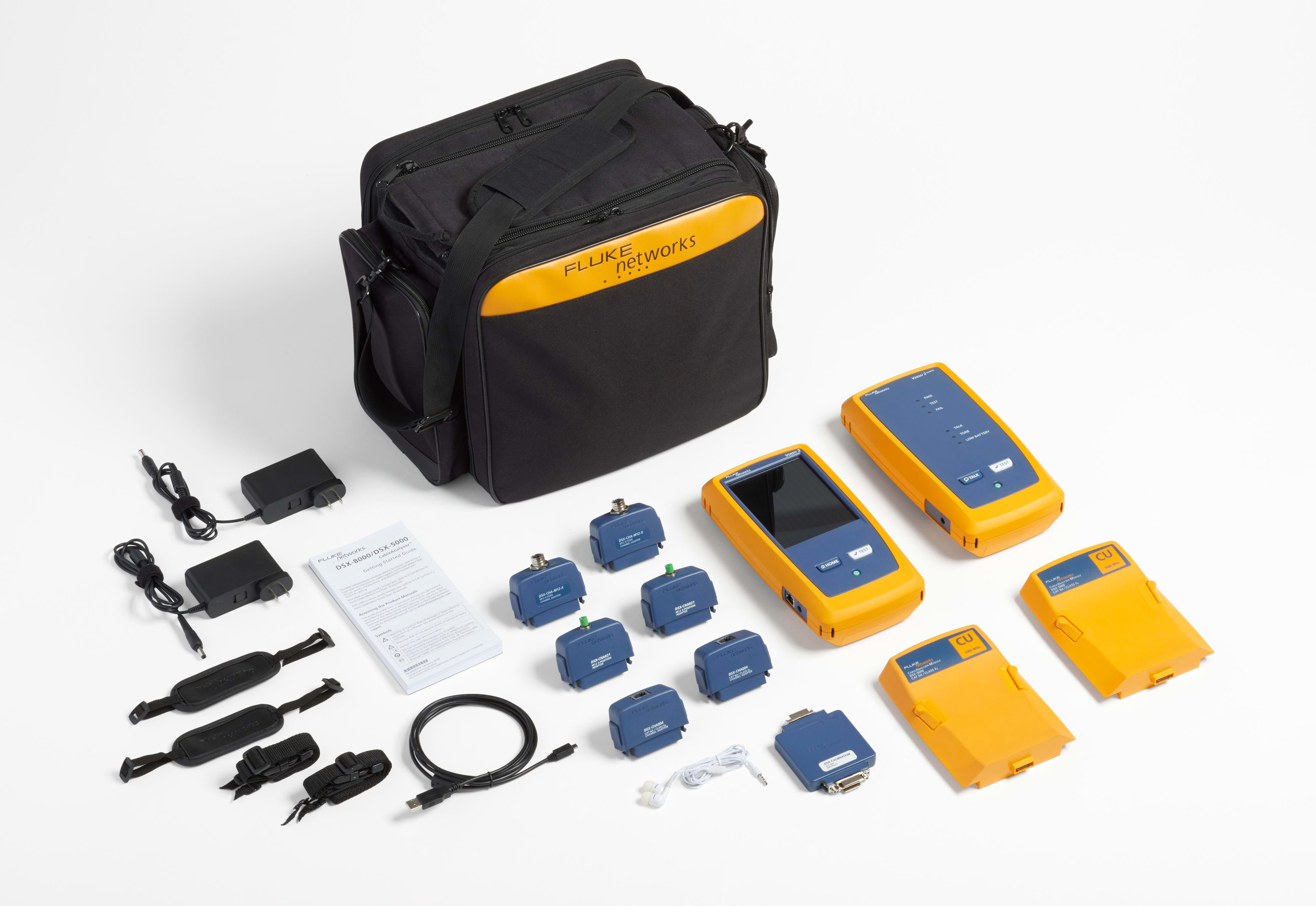 Fluke Networks - Modules DSX-5000  et modules OLTS (multi et mono), kit supp avec injecteur