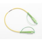 Fluke Networks - Cordons (TRC) monomodes pour port OTDR, 0,3 m, 9 µm, SCAPC/SCAPC