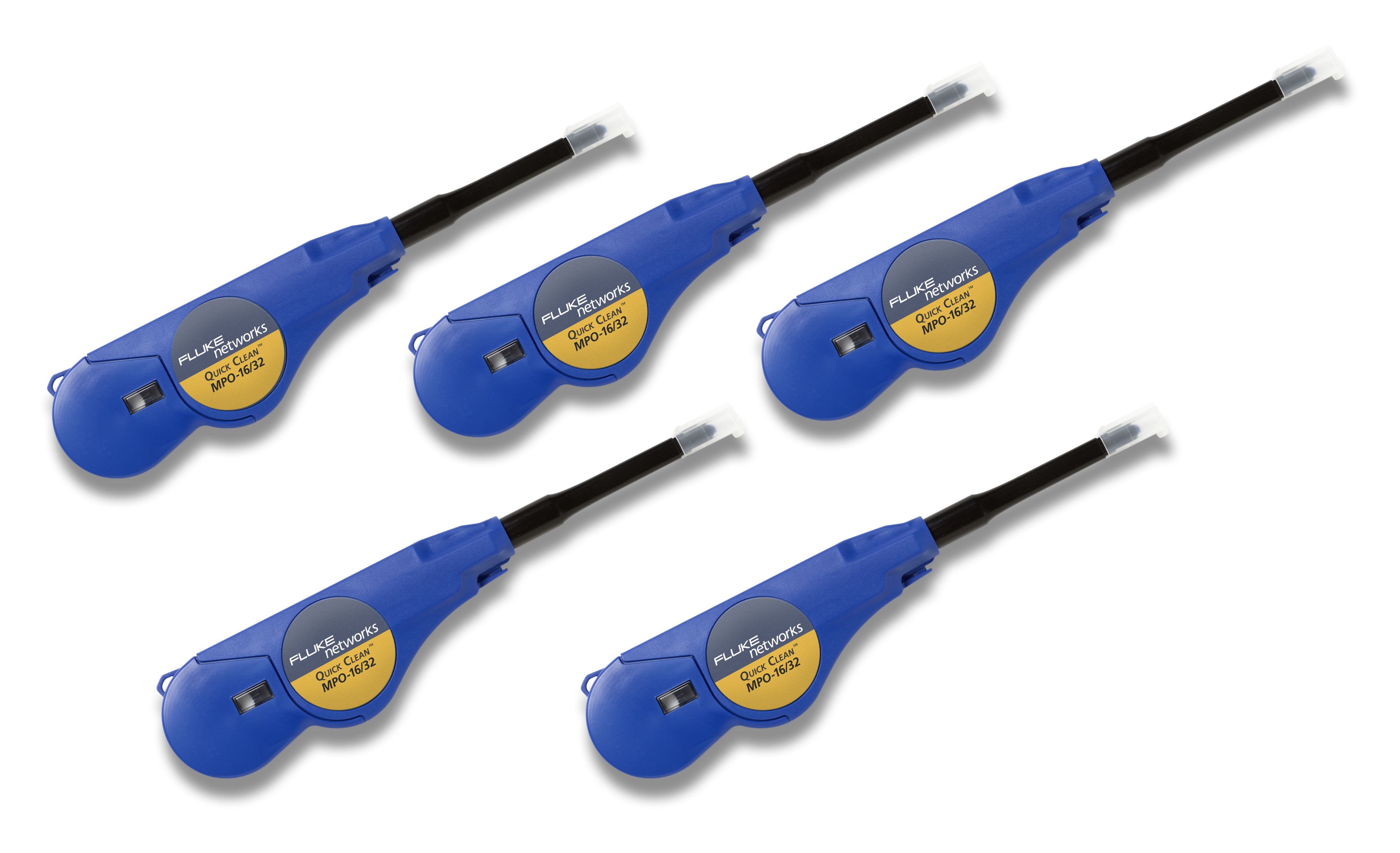 Fluke Networks - Outil de nettoyage QuickClean Cleaner pour MPO 16/32 fibres, 5 pack