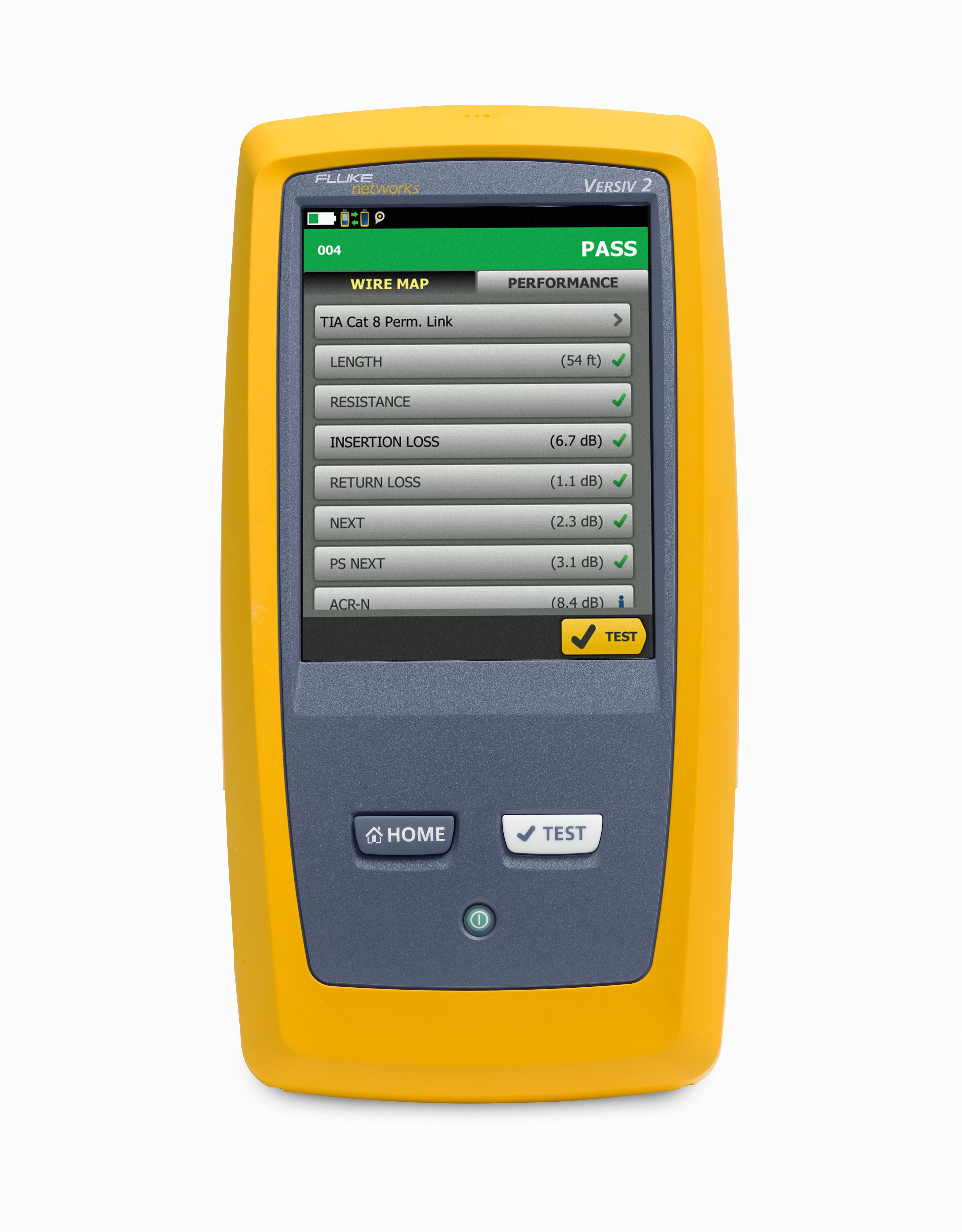 Fluke Networks - Unité principaux de remplacement Versiv2 - modèle sans Wi-Fi