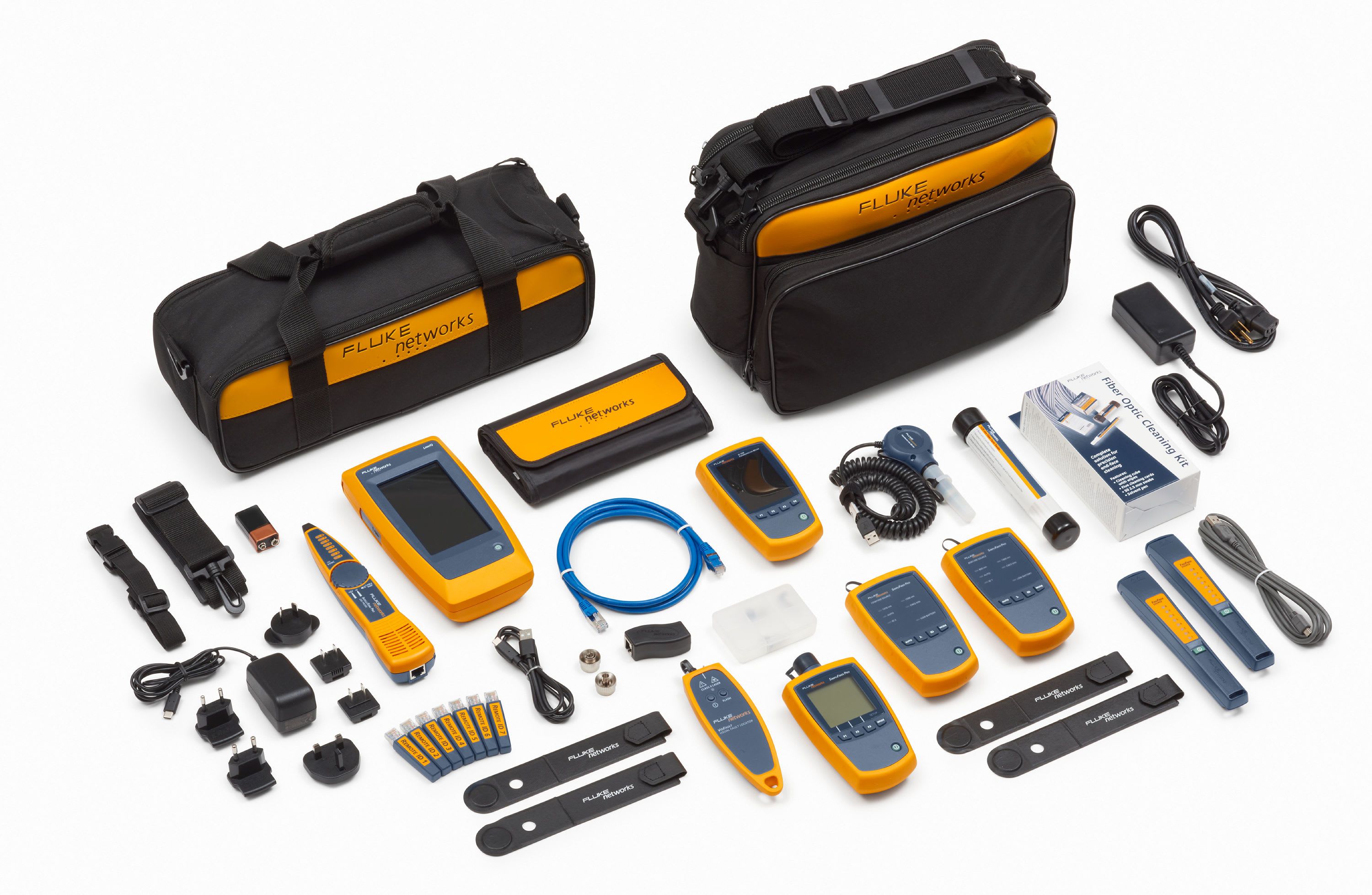 Fluke Networks - Kit LinkIQ et kit de vérification des fibres optiques avec inspection (MM et SM)