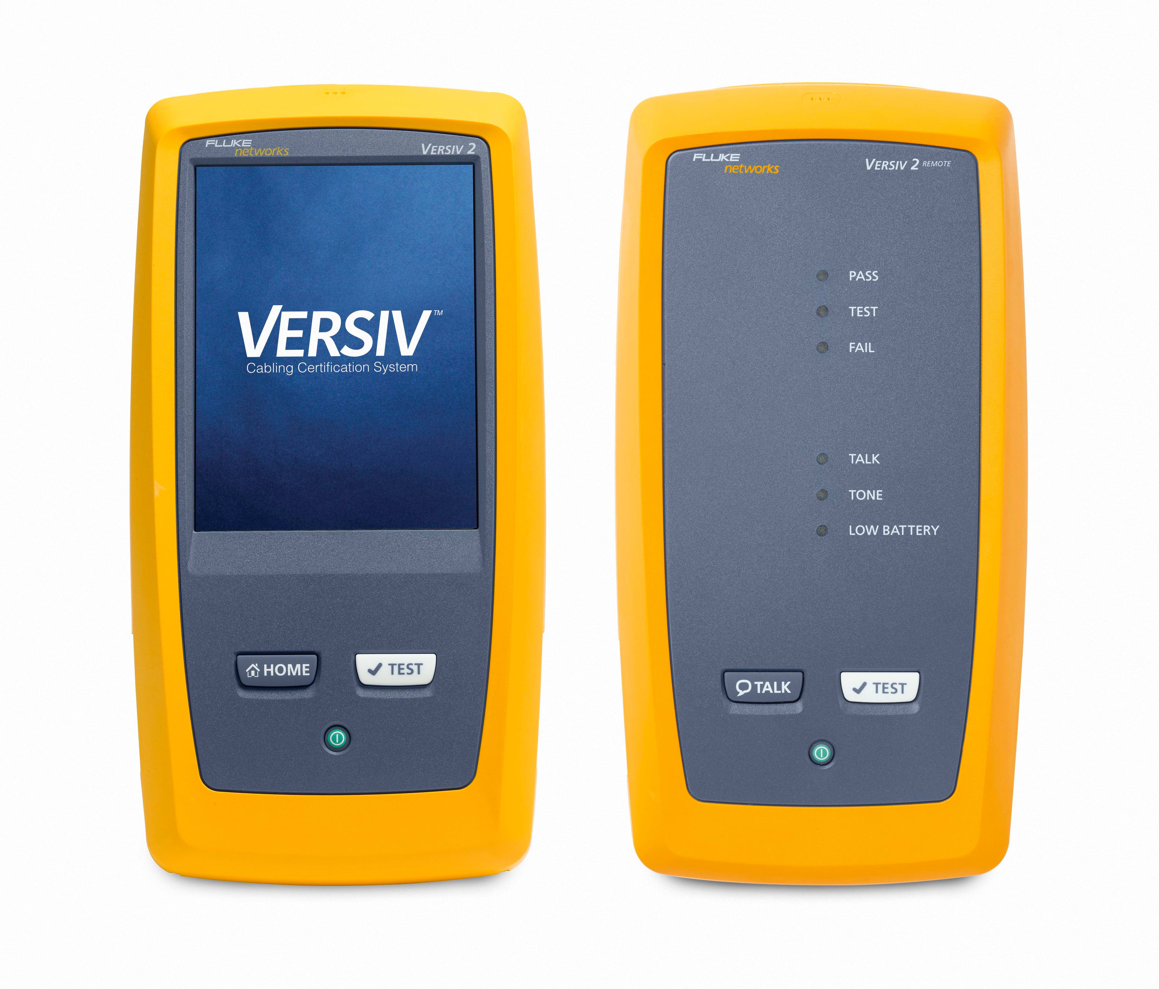 Fluke Networks - VERSIV2 MRU KIT INTL, kit unités principale et distance Versiv V2 WIFI activé