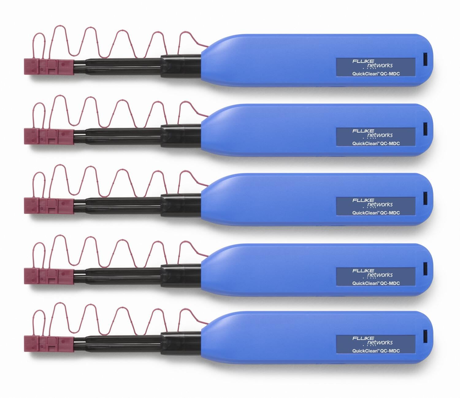 Fluke Networks - Lot de 5 outils de nettoyage rapide pour connecteurs MDC