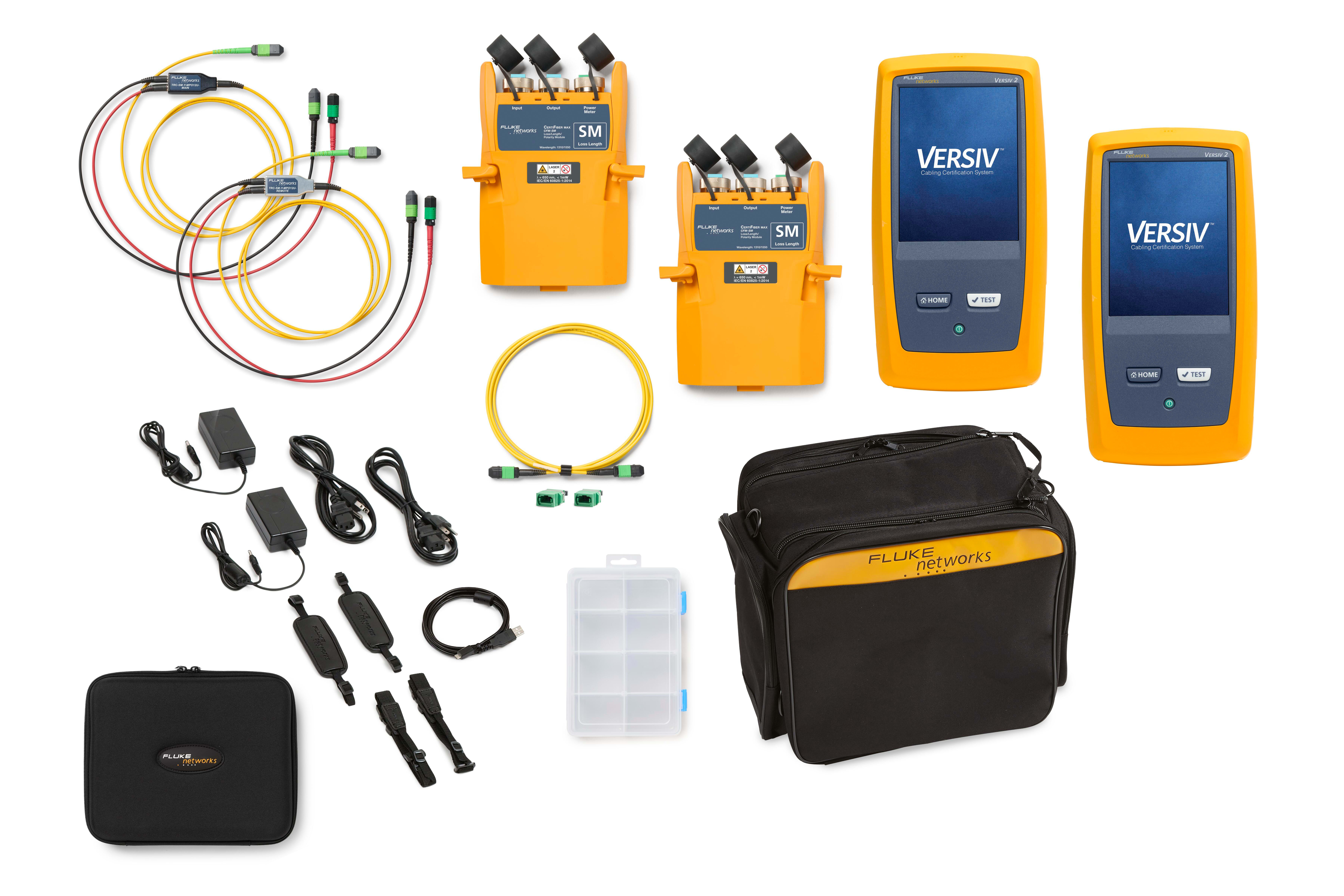 Fluke Networks - Kit de 2 adaptateurs (Princ/Dist) Uniport MMC 16 pour tester MMC 16 avec broches