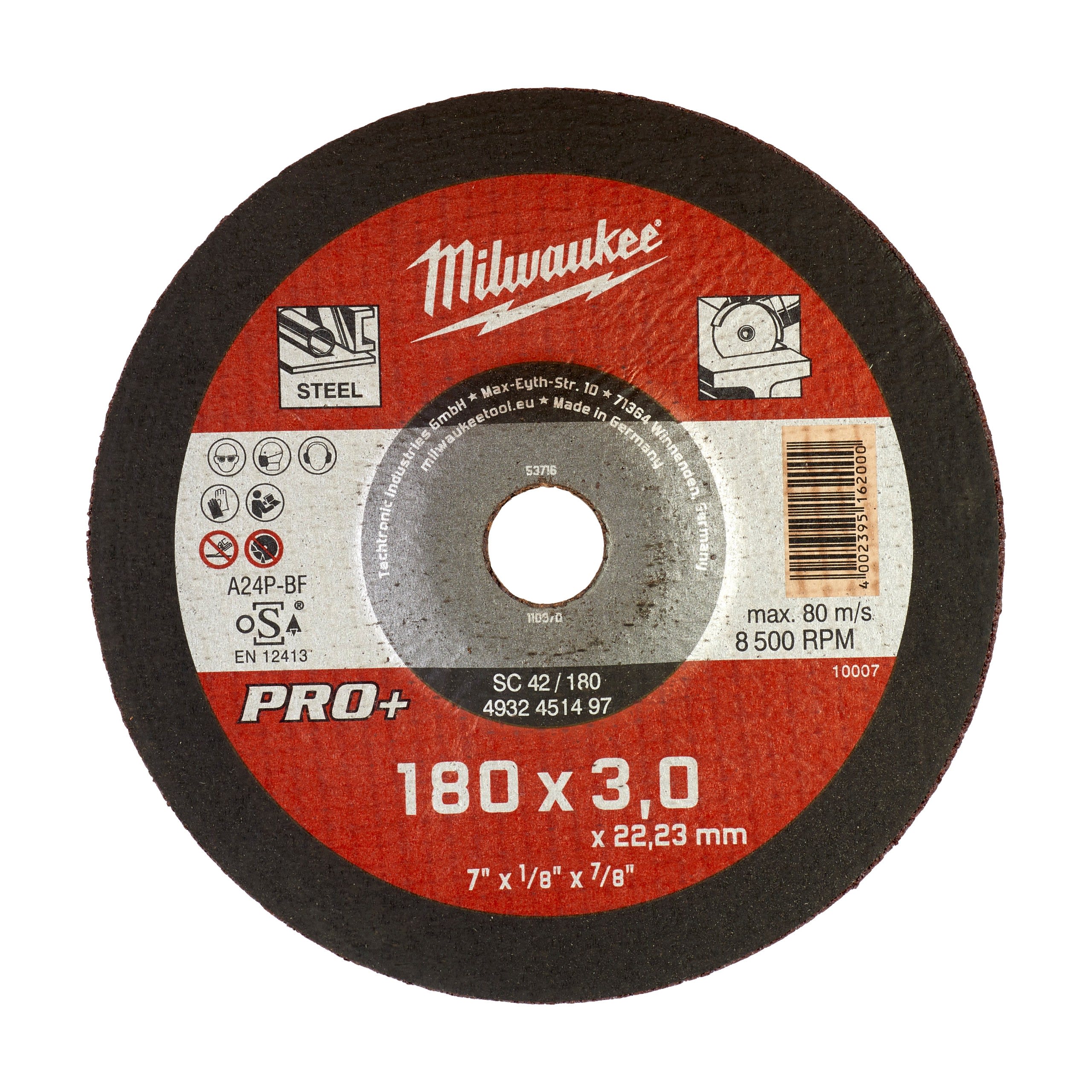 MILWAUKEE - DISQUES A TRONCONNER PRO+