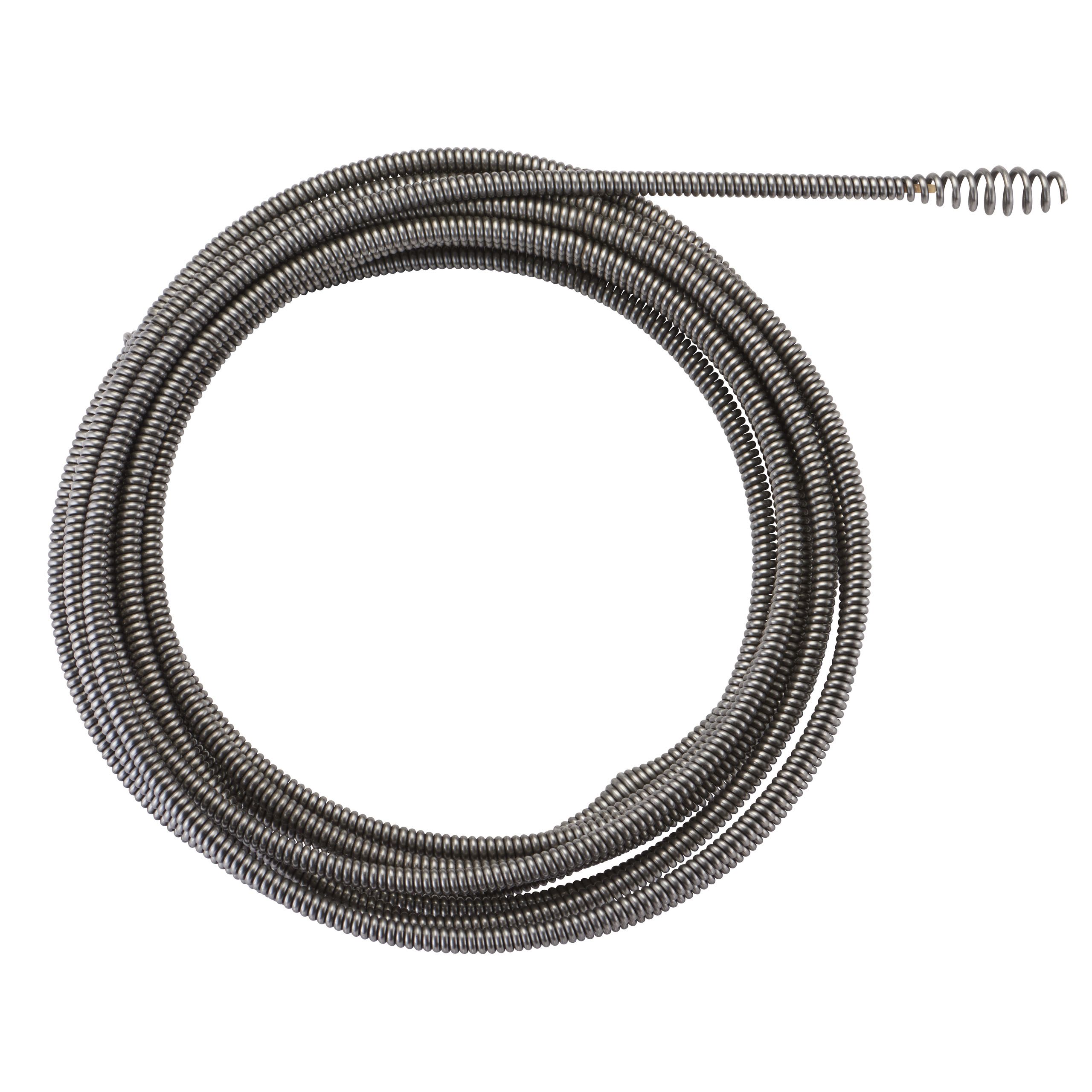 MILWAUKEE - ACCESSOIRE DEBOUCHEUR FLEXIBLE SPIRALE TÊTE DROITE DIAMULTI 8MM X 7.6M-