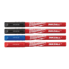 MILWAUKEE - SET 4 STYLOS POINTE ULTRA FINE COULEURS