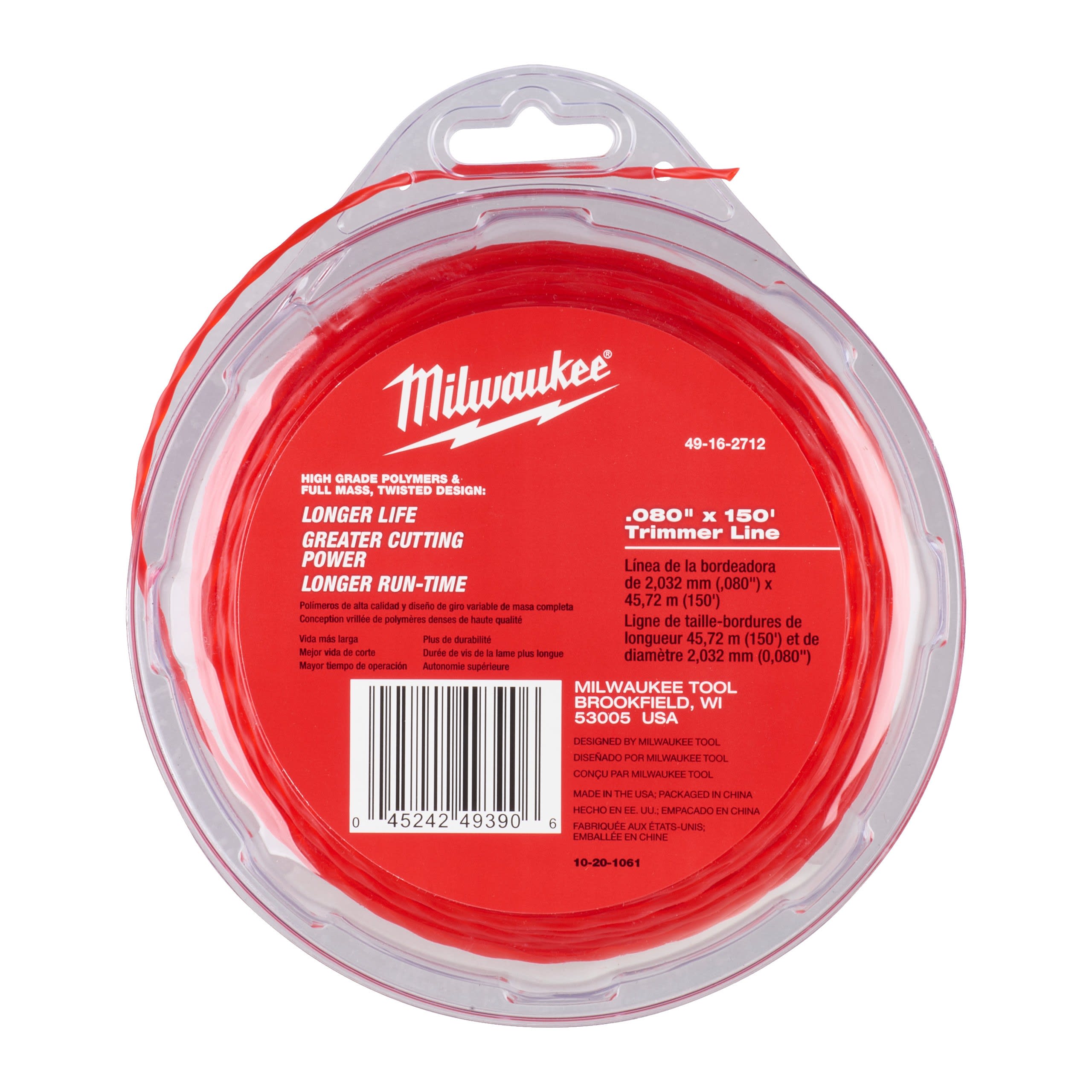 MILWAUKEE - ACCESSOIRE COUPE-BORDURE Fil coupe bordure 2mm x 45m